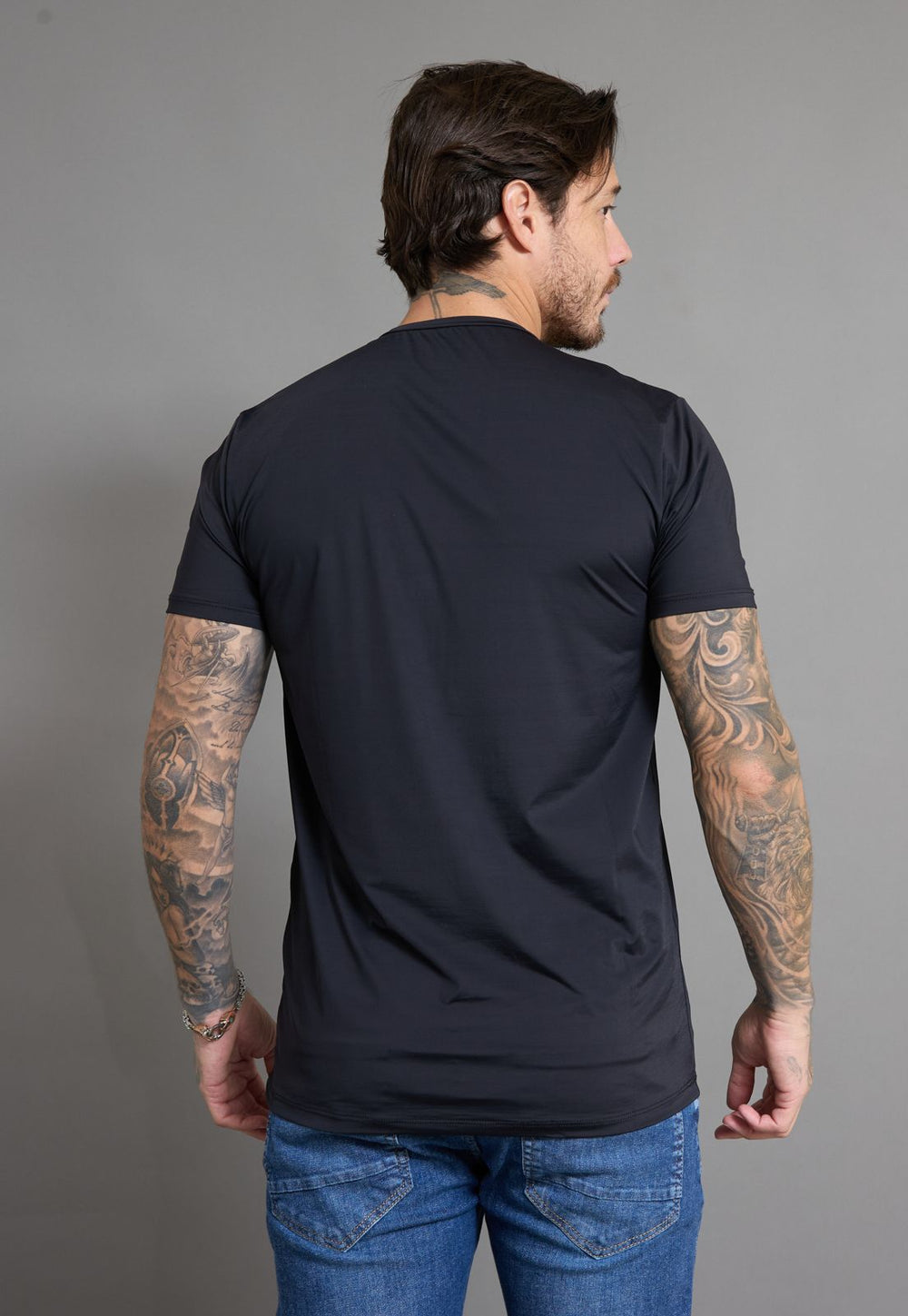 Camiseta Poliamida Básica Masculina Lisa