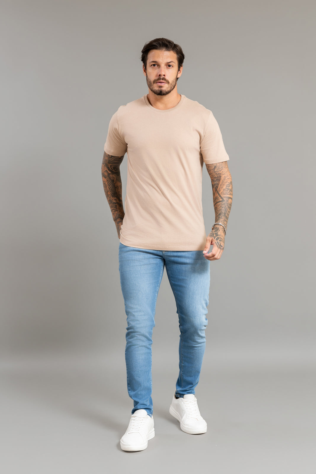 Calça Jeans Skinny Azul Claro