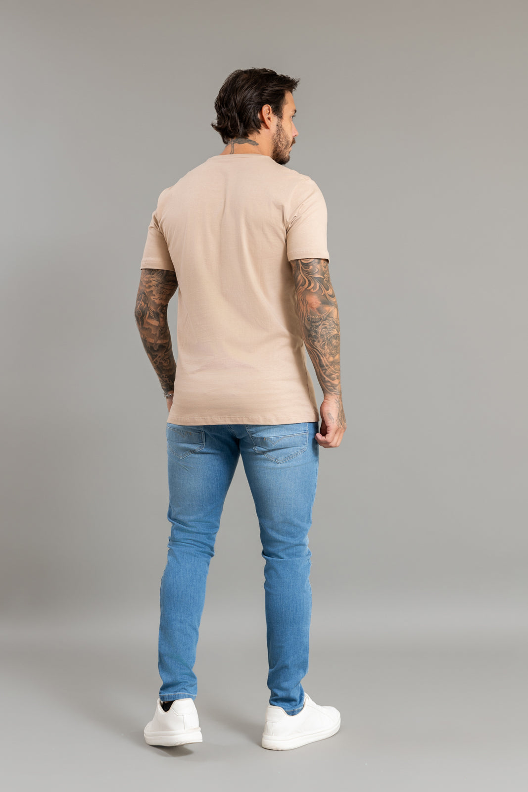 Calça Jeans Skinny Azul Claro